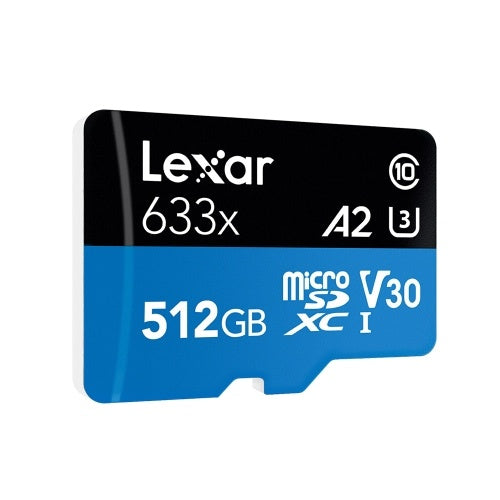 سرعة قراءة بطاقة Lexar TF 95 برميل/الثانية وسرعة الكتابة 20 برميل/الثانية Micro SDHC Class10 UHS-I U1 V10 A1 بطاقات الذاكرة 512 جيجابايت