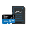 سرعة قراءة بطاقة Lexar TF 95 برميل/الثانية وسرعة الكتابة 20 برميل/الثانية Micro SDHC Class10 UHS-I U1 V10 A1 بطاقات الذاكرة 512 جيجابايت