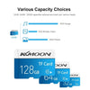 KKmoon Micro SD Card TF Flash Memory Card Data Storage 32GB Class 10 Fast Speed(Blue)