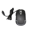 Wired Gaming Mouse Professional Macro Definition Gaming Mice with Ergonomic   Grip RGB Breathing Light Black