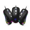 Wired Gaming Mouse Professional Macro Definition Gaming Mice with Ergonomic   Grip RGB Breathing Light Black