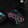Wired Gaming Mouse Professional Macro Definition Gaming Mice with Adjustable DPI Ergonomic Grip RGB Breathing Light Black