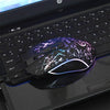 Wired Gaming Mouse Professional Macro Definition Gaming Mice with Adjustable DPI Ergonomic Grip RGB Breathing Light Black