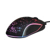 Wired Gaming Mouse Professional Macro Definition Gaming Mice with Adjustable DPI Ergonomic Grip RGB Breathing Light Black