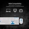 2.4G لوحة مفاتيح لاسلكية وماوس بصري كومبو معلق Keycap قابل للتعديل حامل ماوس ثلاثي الأبعاد لألعاب العمل المكتبية (أسود)