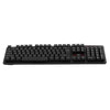 2.4G لوحة مفاتيح لاسلكية وماوس بصري كومبو معلق Keycap قابل للتعديل حامل ماوس ثلاثي الأبعاد لألعاب العمل المكتبية (أسود)
