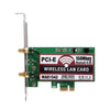 Wireless LAN Card BT WiFi Network Card with High-gain Antennas 150M PCI-E Adapter Card