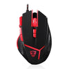 Motospeed Wired Mouse Gaming Mouse 4000DPI 9 أزرار الفئران البصرية مع مجموعة ضبط الأثق