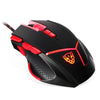 Motospeed Wired Mouse Gaming Mouse 4000DPI 9 أزرار الفئران البصرية مع مجموعة ضبط الأثق