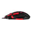 Motospeed Wired Mouse Gaming Mouse 4000DPI 9 أزرار الفئران البصرية مع مجموعة ضبط الأثق