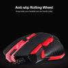 Motospeed Wired Mouse Gaming Mouse 4000DPI 9 أزرار الفئران البصرية مع مجموعة ضبط الأثق