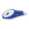 Wireless Rechargeable Mouse Sneaker Mice 2.4G Wireless Office Mouse Silent Click Auto-sleep Plug and Play (Blue)