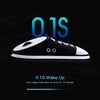 Wireless Rechargeable Mouse Sneaker Mice 2.4G Wireless Office Mouse Silent Click Auto-sleep Plug and Play (Blue)