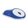 Wireless Rechargeable Mouse Sneaker Mice 2.4G Wireless Office Mouse Silent Click Auto-sleep Plug and Play (Blue)
