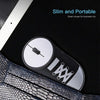 Wireless Rechargeable Mouse Sneaker Mice 2.4G Wireless Office Mouse Silent Click Auto-sleep Plug and Play (Blue)