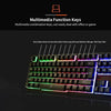 لوحة مفاتيح وماوس كومبو N-Key Rollover ماوس ألعاب سلكي لوحة مفاتيح مكتبية صامتة ماوس RGB 104 مفاتيح