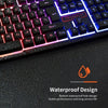 لوحة مفاتيح وماوس كومبو N-Key Rollover ماوس ألعاب سلكي لوحة مفاتيح مكتبية صامتة ماوس RGB 104 مفاتيح