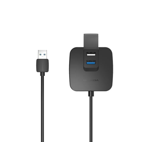 موزع USB عالي السرعة 4 منافذ USB فاصل تصميم خالٍ من اليدين USB2.0 3.0 Hub محول كمبيوتر محمول متعدد الواجهات موسع 0.5m