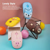 FD E680 2.4G Wireless Mouse Super Cute Cartoon Style ABS Silent Clicks Ergonomic Mute Mice With Mouse Mat Low Power Consumption Yellow