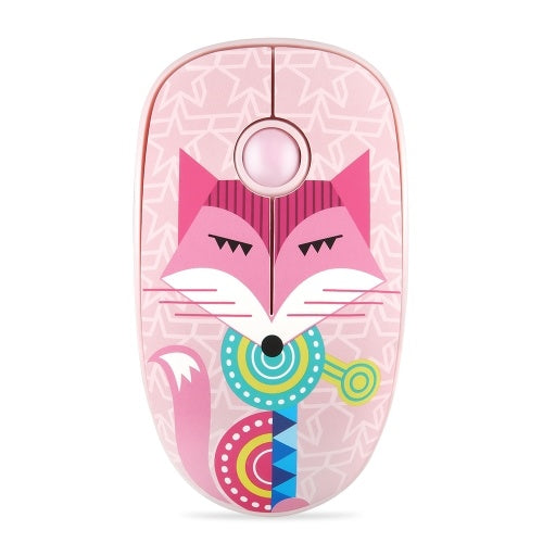 FD V8H 2.4G Wireless Mute Mouse Plug & Play Slim Mice Optical Tracking Power Saving Smooth Scroll Wheel for Laptop PC (Koala)
