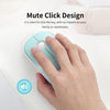 FD V8H 2.4G Wireless Mute Mouse Plug & Play Slim Mice Optical Tracking Power Saving Smooth Scroll Wheel for Laptop PC (Koala)