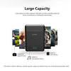 ORICO DS200U3-BK حاوية HDD ثنائية القرص USB3.0 مربع القرص الصلب المغناطيسي بحجم 3.5 بوصة.