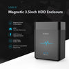 ORICO DS200U3-BK حاوية HDD ثنائية القرص USB3.0 مربع القرص الصلب المغناطيسي بحجم 3.5 بوصة.