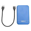 2.5 بوصة USB3.0 مربع القرص الصلب SATA SSD مربع العلبة الخارجي مع كابل USB (أحمر)