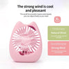 Cat New USB Fan Mini Portable Fan Resplable Small Fan for Home Office مكتب سطح المكتب Sq 2022 Pink