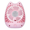 Cat New USB Fan Mini Portable Fan Resplable Small Fan for Home Office مكتب سطح المكتب Sq 2022 Pink