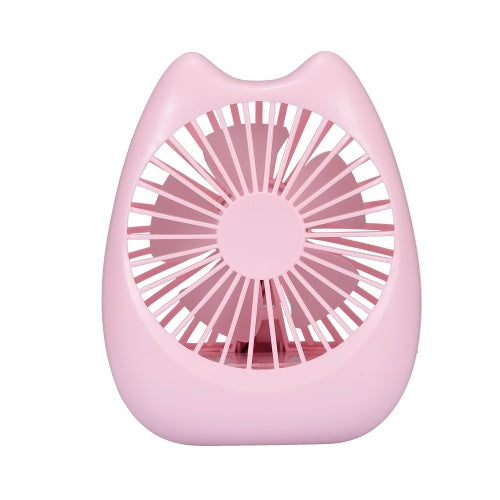 Cat New USB Fan Mini Portable Fan Resplable Small Fan for Home Office مكتب سطح المكتب Sq 2022 Pink