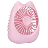 Cat New USB Fan Mini Portable Fan Resplable Small Fan for Home Office مكتب سطح المكتب Sq 2022 Pink