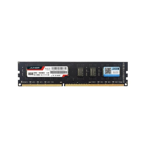 JUHOR DDR3 8GB 1600MHz 1.5V Desktop PC Memory Bank PC Memory RAM استهلاك منخفض للطاقة توافق واسع
