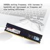 JUHOR DDR4 8GB 2400MHz 1.2V Desktop PC Memory Bank PC Memory RAM استهلاك منخفض للطاقة توافق واسع