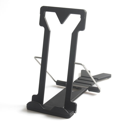 AOSIMAN المحمولة شاشة دعم حامل حامل قوس تعديل متعدد المستويات لعرض الهاتف الذكي اللوحي الفضة