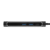 متعدد الوظائف 6 في 1 Type-C Hub Type-C إلى USB3.0 HD محول مع SD TF فتحة بطاقة USB3.1 محول التوصيل والتشغيل أسود
