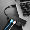 متعدد الوظائف 6 في 1 Type-C Hub Type-C إلى USB3.0 HD محول مع SD TF فتحة بطاقة USB3.1 محول التوصيل والتشغيل أسود
