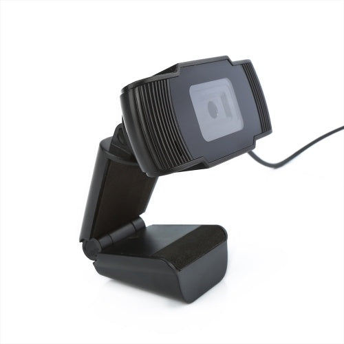 كاميرا ويب HXSJ A870 USB بتركيز ثابت 480 بكسل وميكروفون مدمج ممتص للصوت للكمبيوتر المكتبي والكمبيوتر المحمول باللون الأسود 