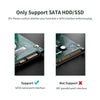 2.5 '' SATA SSD HDD العلبة