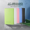 2.5 '' SATA SSD HDD العلبة