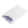 USB3.0 Hard Drive Case 2.5'' SATA HDD SSD Enclosure Portable High-speed Transmission HDD Enclosure Transparent
