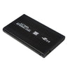 2.5'' SATA SSD HDD Enclosure USB2.0 to SATA Hard Disk Case Portable Aluminum Alloy SSD HDD Enclosure Black