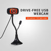 Drive-free Web Camera USB Webcam with Microphone Light Supplement Lamp for Desktop Computer Laptop Plug and Play