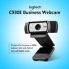 كاميرا ويب Logitech C930e C930C Business Webcam 1080P H.264 مكالمة فيديو جماعية للكمبيوتر المحمول وكاميرا مراقبة عبر الإنترنت وتعليم التركيز التلقائي وكاميرا الويب مع ميكروفون