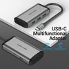 Vention TGAHB 5IN1 USB C HUB Type-C to 4* USB 3.0 + PD HUB Dock Multifunction Adapter Converter USB-C 3.1 Splitter Port USB-C HUB