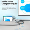 Vention TFAHB 4in1 USB C HUB متعدد الوظائف من النوع C إلى 4K HDMI + USB3.0 + VGA + PD HUB Dock Adapter Splitter