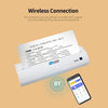 طابعة حرارية محمولة A4 طابعة BT بطارية مدمجة ورق اختبار طابعة صور مستندات أبيض قابس الاتحاد الأوروبي