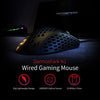 DarmoShark N1 65g ماوس خفيف الوزن 16000 ديسيبل متوحد الخواص للألعاب PAW3389 ماوس مستشعر بصري لأجهزة الكمبيوتر المحمول وسطح المكتب باللون الأسود
