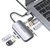 Vention TGHHB 5IN1 USB-C HUB Type-C إلى 4 * USB 3.0 + PD كمبيوتر محمول PC USB 3.0 HUB محول محول مقسم