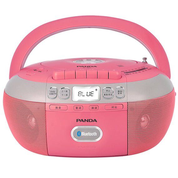 Bluetooth CD-860 Panda Portable DVD Player - Red